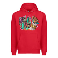 Red Nail Tech afro nail art Premium Hoodie - RanaPortraitStore