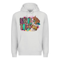 Dove Grey Nail Tech afro nail art Premium Hoodie - RanaPortraitStore