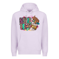 Lilac Nail Tech afro nail art Premium Hoodie - RanaPortraitStore