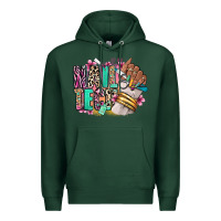 Sports Green Nail Tech afro nail art Premium Hoodie - RanaPortraitStore
