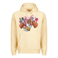 Pina Colada Pink and white sneaker girl Premium Hoodie - RanaPortraitStore