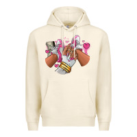 Tofu Pink and white sneaker girl Premium Hoodie - RanaPortraitStore