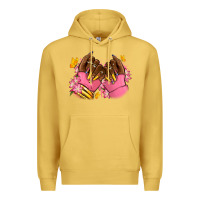 Antique Gold Pink afro nails Premium Hoodie - RanaPortraitStore