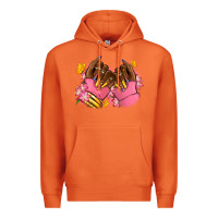 Carrot Pink afro nails Premium Hoodie - RanaPortraitStore