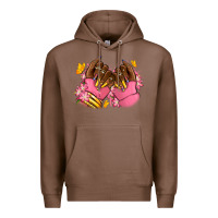 Chestnut Pink afro nails Premium Hoodie - RanaPortraitStore