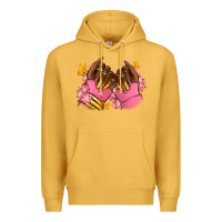 Mustard Pink afro nails Premium Hoodie - RanaPortraitStore