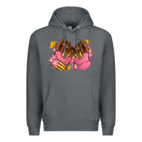 Rock Pink afro nails Premium Hoodie - RanaPortraitStore