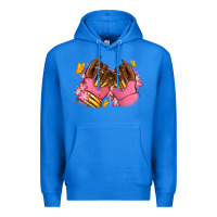 True Royal Pink afro nails Premium Hoodie - RanaPortraitStore