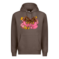 Coffee Pink afro nails Premium Hoodie - RanaPortraitStore