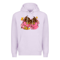 Lilac Pink afro nails Premium Hoodie - RanaPortraitStore