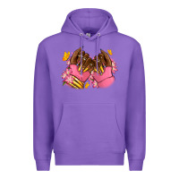 Purple Pink afro nails Premium Hoodie - RanaPortraitStore
