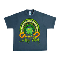 Midnight Navy lucky vibes Urban Heavy Tee - Artiststas