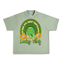 Oil Green lucky vibes Urban Heavy Tee - Artiststas