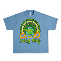 Pebble Blue lucky vibes Urban Heavy Tee - Artiststas