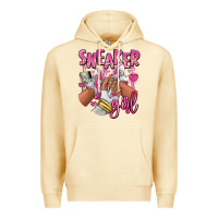 Pina Colada Pink and white sneaker girl Premium Hoodie - RanaPortraitStore