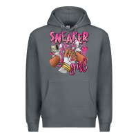 Rock Pink and white sneaker girl Premium Hoodie - RanaPortraitStore