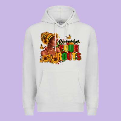 Remember Your Roots Afro American Premium Hoodie Designed By Ranaportraitstore