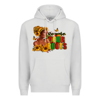 Dove Grey Remember your roots Afro American Premium Hoodie - RanaPortraitStore