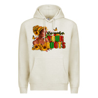 Oatmeal Heather Remember your roots Afro American Premium Hoodie - RanaPortraitStore