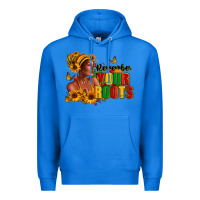 True Royal Remember your roots Afro American Premium Hoodie - RanaPortraitStore