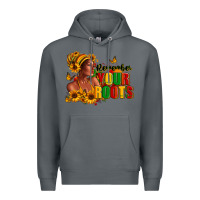 Rock Remember your roots Afro American Premium Hoodie - RanaPortraitStore