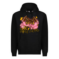 Black Self love pink afro nails Premium Hoodie - RanaPortraitStore