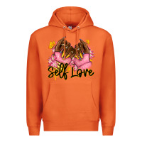 Carrot Self love pink afro nails Premium Hoodie - RanaPortraitStore