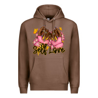 Chestnut Self love pink afro nails Premium Hoodie - RanaPortraitStore
