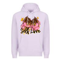 Lilac Self love pink afro nails Premium Hoodie - RanaPortraitStore
