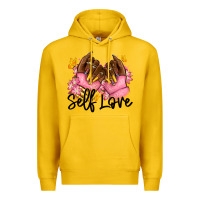 Lemon Self love pink afro nails Premium Hoodie - RanaPortraitStore