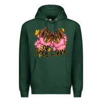 Sports Green Self love pink afro nails Premium Hoodie - RanaPortraitStore
