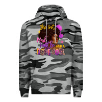 Slate Camo She got mad hustle and a dope soul Premium Hoodie - RanaPortraitStore