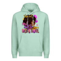 Seafoam She got mad hustle and a dope soul Premium Hoodie - RanaPortraitStore