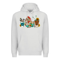 Dove Grey indian coffee cups Premium Hoodie - AdoDesignShop