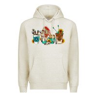Oatmeal Heather indian coffee cups Premium Hoodie - AdoDesignShop