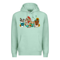 Seafoam indian coffee cups Premium Hoodie - AdoDesignShop