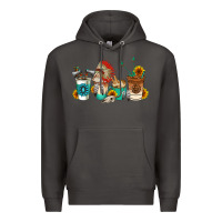 Smoke indian coffee cups Premium Hoodie - AdoDesignShop
