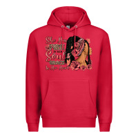 Cardinal She has fire in her soul afro woman Premium Hoodie - RanaPortraitStore