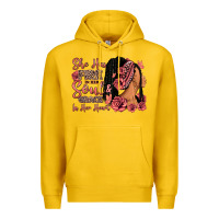 Lemon She has fire in her soul afro woman Premium Hoodie - RanaPortraitStore