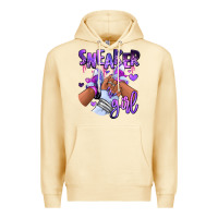 Purple Galaxy Sneaker Girl Premium Hoodie | Teevron