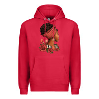 Cardinal She who kneels before god can stand before anyone Premium Hoodie - RanaPortraitStore