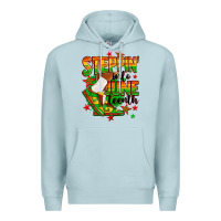 Blue Mist Steppin' into Juneteenth Premium Hoodie - RanaPortraitStore