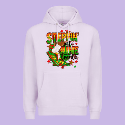 Steppin' Into Juneteenth Premium Hoodie Designed By Ranaportraitstore