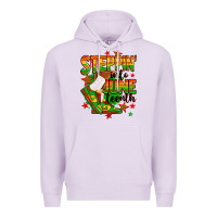 Lilac Steppin' into Juneteenth Premium Hoodie - RanaPortraitStore