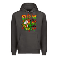 Smoke Steppin' into Juneteenth Premium Hoodie - RanaPortraitStore