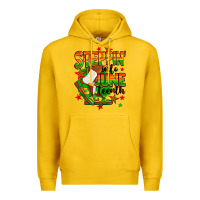 Lemon Steppin' into Juneteenth Premium Hoodie - RanaPortraitStore