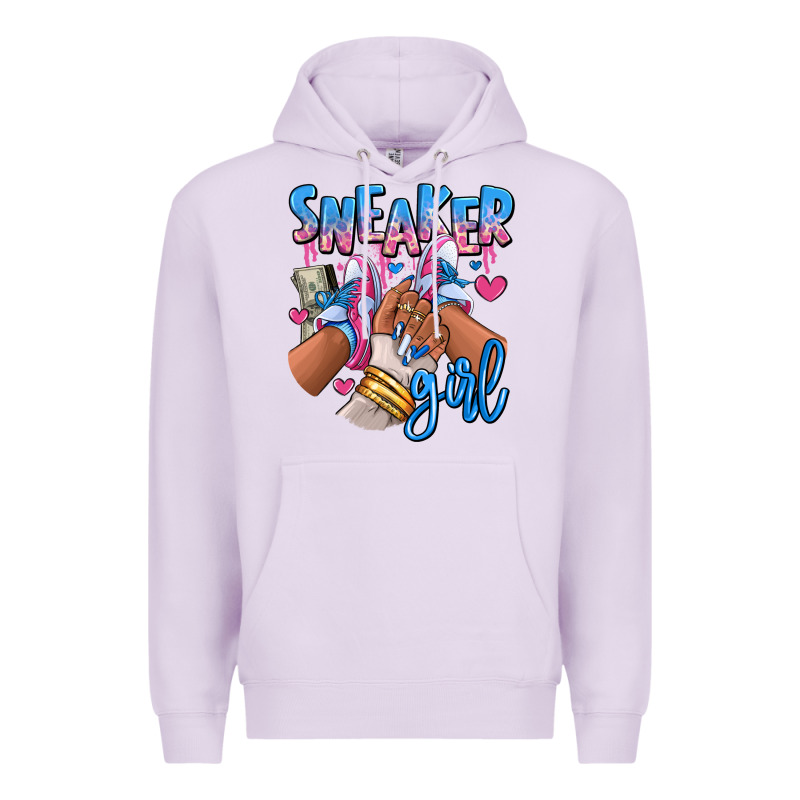 Sneaker Girl Afro Woman Premium Hoodie by RanaPortraitStore | Teevron