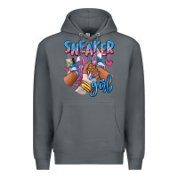 Rock Sneaker girl afro woman Premium Hoodie - RanaPortraitStore