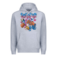 Sneaker Girl Afro Woman Premium Hoodie | Teevron