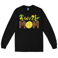 Black sweet mom lemon Long Sleeve Tee - BarkalooDesign